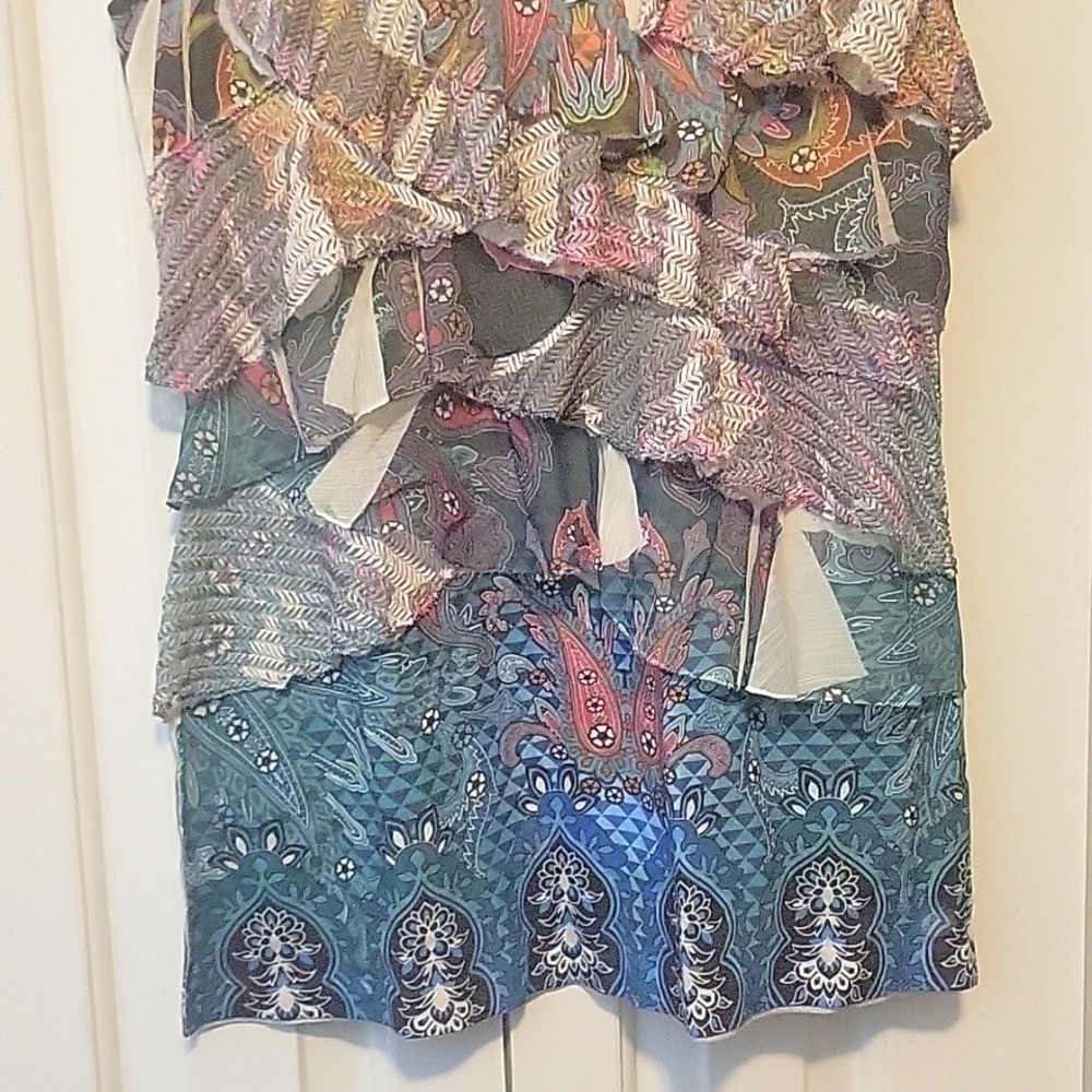 JTB Ruffled Layered Small Tank Top - Picture 3 of 7